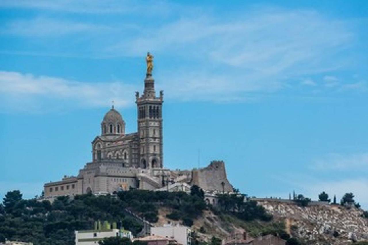 شقة T2 Vue Sur La Basilique De Notre Dame De La Garde مارسيليا المظهر الخارجي الصورة